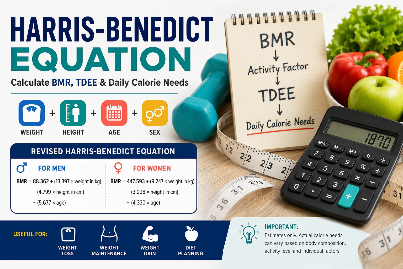 harris benedict equation